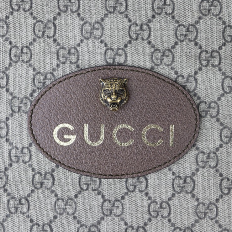 GUCCI Item Drawstring Backpack Supreme AnGray Cat… - image 5