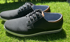Excellent Bruno Marc Rivera Black Oxford Men's 8 Dress Casual Shoes