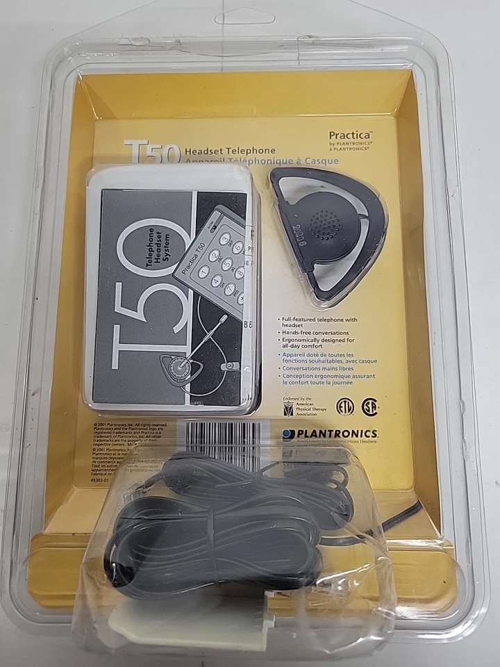 Plantronics T50 Practica Single Line Telephone includes  Mono Headset - Image 4 of 4