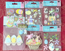 YOU CHOOSE-VERY RARE EASTER SPRING JOLEE'S MERI MERI 3D STICKERS  EMBELLISHMENT