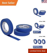 Versatile 3 Pack Blue Painter's Tape - 1 Inch x 60 Yards for All Painting Needs