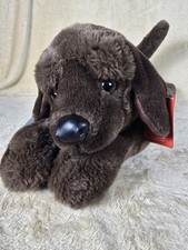FAO Schwarz 2017 Brown LABRADOR Puppy Stuffed Animal Plush 20 Realistic soft