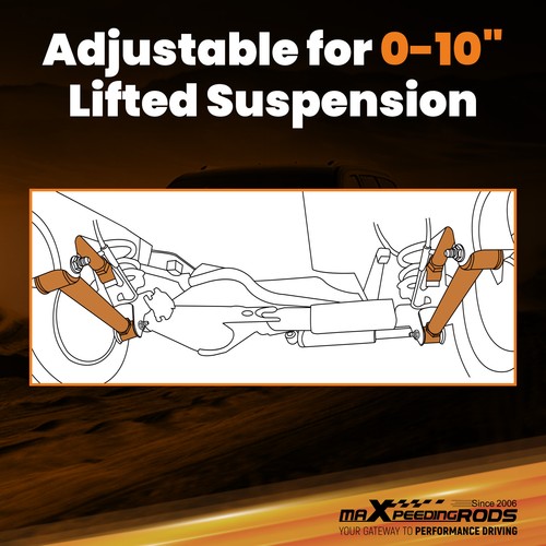 maXpeedingrods Adjustable Control Arm 0 to 10" Lift For Dodge Ram 2500 2014-2024 - Picture 10 of 20