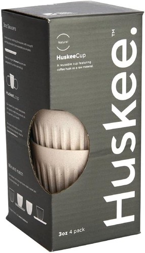 Huskee 3oz 4-pack in natural, Espresso - Picture 2 of 3
