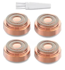 Tuokiy Flawless Facial Hair Remover Replacement Heads 18k Rose Gold-Plated Gen 2