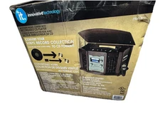 Innovative Technology Record Cassette Radio And Cd Player Model ITRR-501 Works