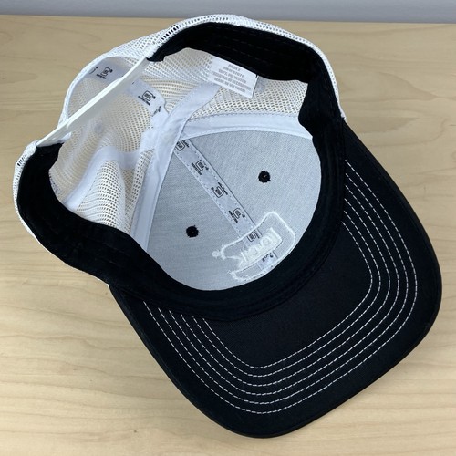 Sombrero de camionero Glock Perfection malla trasera Snapback blanco y negro logotipo bordado - Imagen 8 de 10