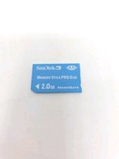 San Disk Memory Stick Pro Duo 2GB Magic Gate Blue for Sony PSP