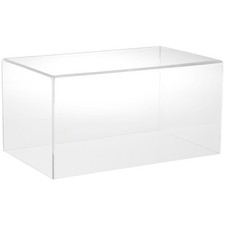 Plymor Clear Acrylic Display Case with No Base, 16" W x 10" D x 8" H