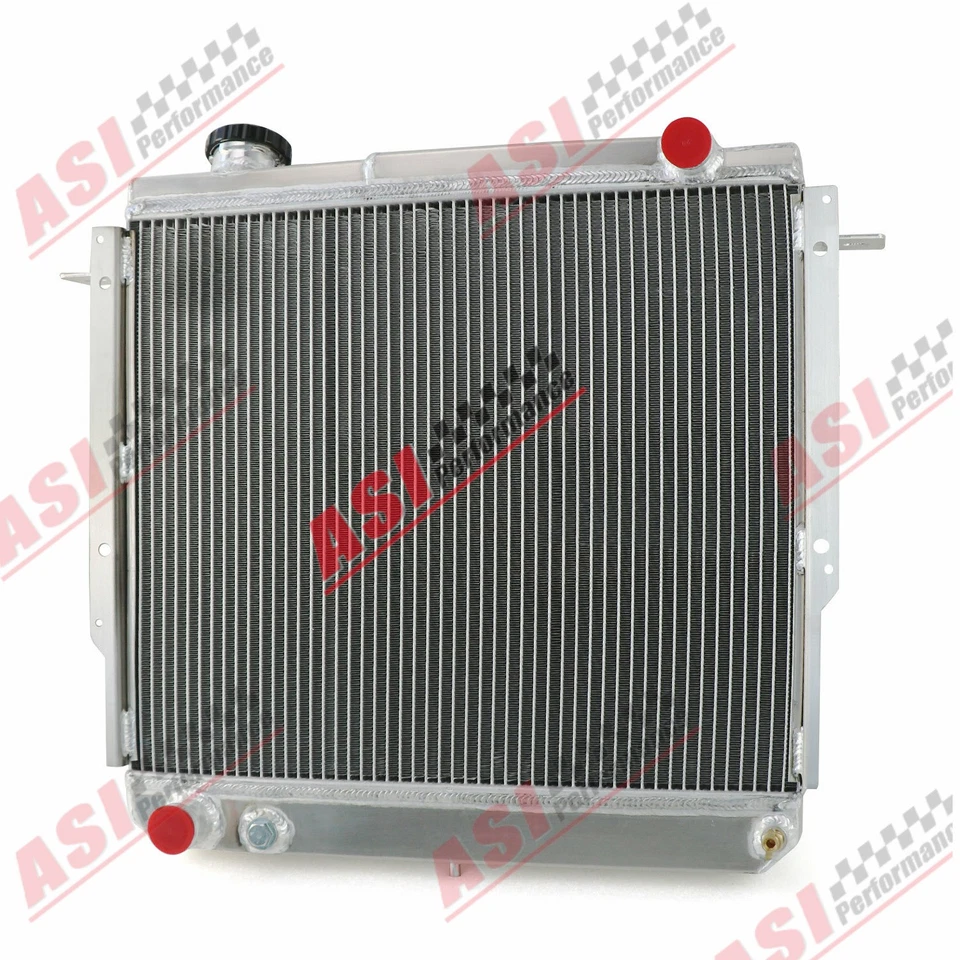 4ROW Aluminum Radiator Fit 1986-92 1991 Jeep Grand Cherokee Commander 2.5L 2.8L Foto 4 de 4