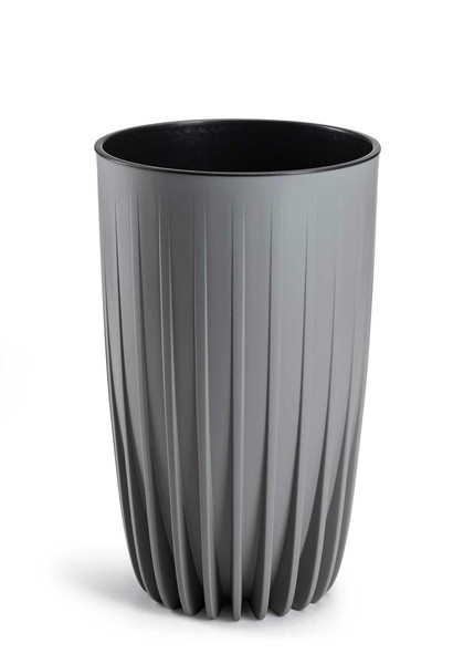 Howhomely Blumentopf Pflanztopf ÜBertopf 42X25 Cm Grau 9,5L Modern Dekoration-image