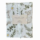 RACHEL ZOE Spring Easter Tablecloth 60 x 84 Bunny Rabbit Floral New 