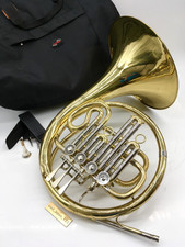 YAMAHA YHR-321 Bb Single French Horn w/Mouthpiece Serviced Cleaned Ready to Play