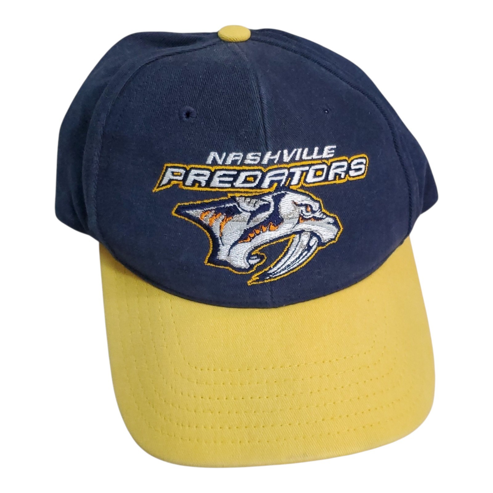Vintage Nashville Predators Twins Enterprise Adjustable Hat Cap Men Women NHL