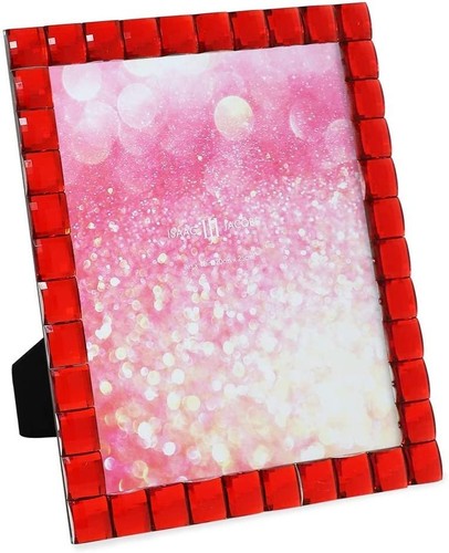 Isaac Jacobs Decorative Sparkling Light Blue Jewel Picture Frame, Photo... - Picture 16 of 37