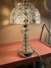 VTG Boudoir Table Lamp 12" Underwriter Laboratories Crystal — photo 2