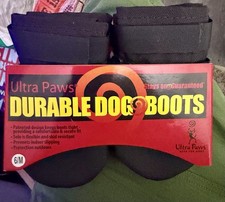 Ultra Paws Durable Dog Boots Size 6/M Washabl...