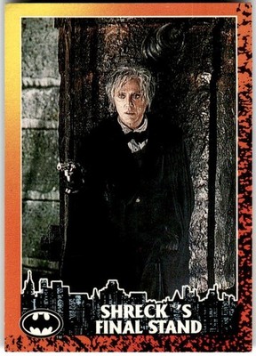 1992 Topps Batman Returns #84 Shreck's Final Stand