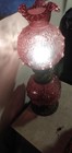 finton pink glass vintage lamp — photo 4