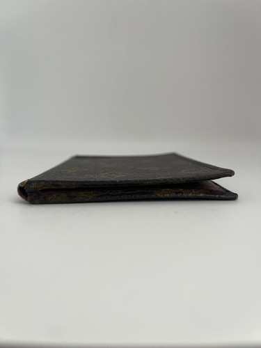 Louis Vuitton Monogram Card Wallet Card Case Leather Brown USED E1213-5 - Picture 9 of 24