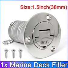 Stainless Steel Boat Fuel Deck Filler with Ke...