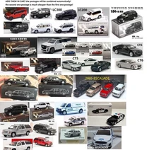 1/64 Cadillac Escalade Beast Extended,MASDI CHEVROLET SUBURBAN,FORD,TOYOTA LC300