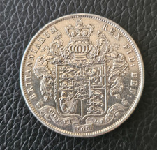 1825 George IV Silver HalfCrown  e/f  +