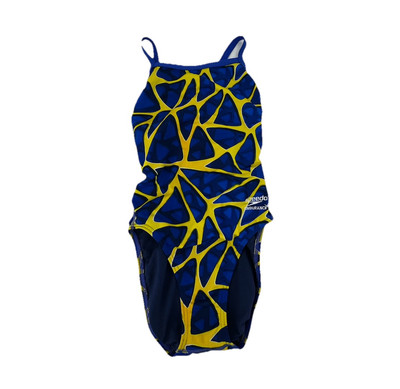 SPEEDO Endurance+ Caged Out Flyback Swimsuit Size 26 / XS One Piece 1-5