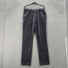 Banana Republic Men Pants 32X34 Gray Plaid Dress Pants Aiden Fit Dress Pants