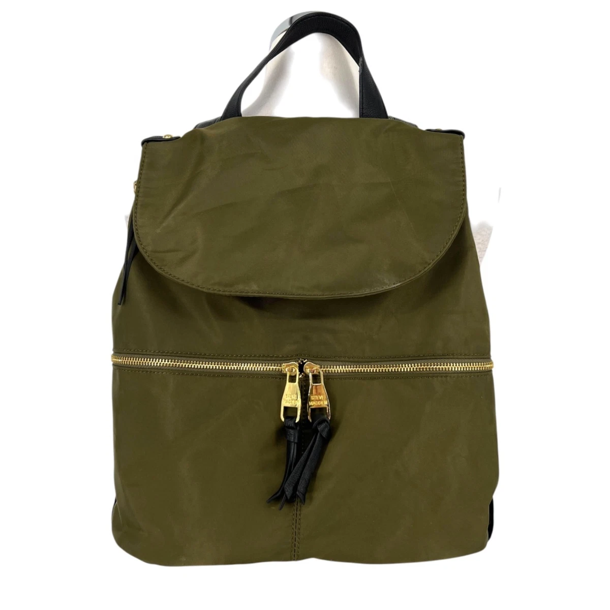 Steve Madden Olive Green Corduroy Laptop Large Backpack Bag Madden NYC Women main image 4