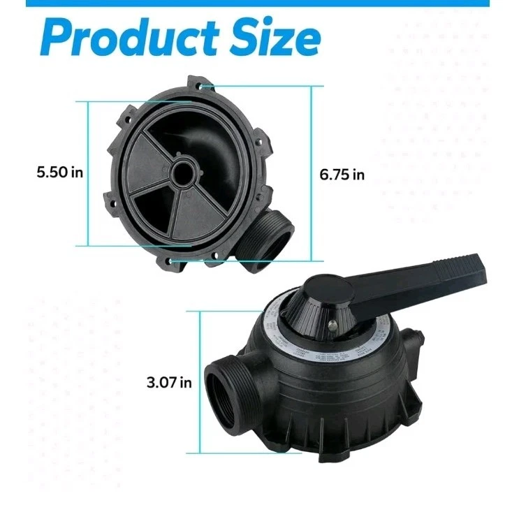 Plug and Cover Assembly fit for Sta-Rite Filter Multiport Valve, 77704-0104 Pool - Image 2 of 4