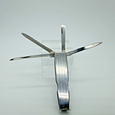 MARO Japan Vintage 4-Way Stainless Steel Tobacco Pipe Multi-Tool Tamper Pick