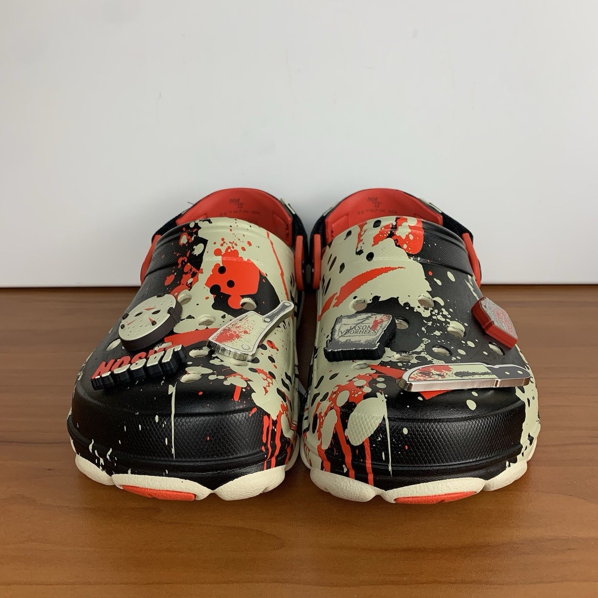 Crocs Friday The 13th All Terrain Clogs Mens 10 Womens 12 Jason Vorhees READ Crocs  main image 4
