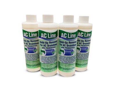 AC Drain Line Cleaner - 4 Pack / 12 Month Supply - Cleans HVAC drain lines, c...