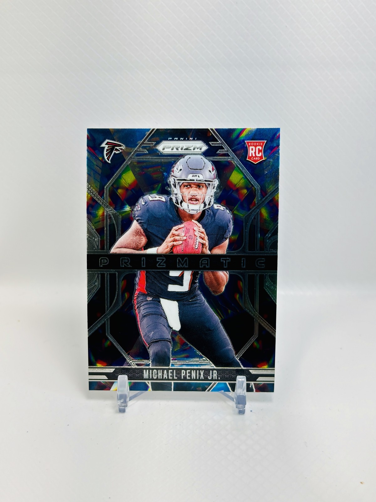 2024 Panini Football Prizm Michael Penix Jr. Prizmatic #10 RC Atlanta Falcons