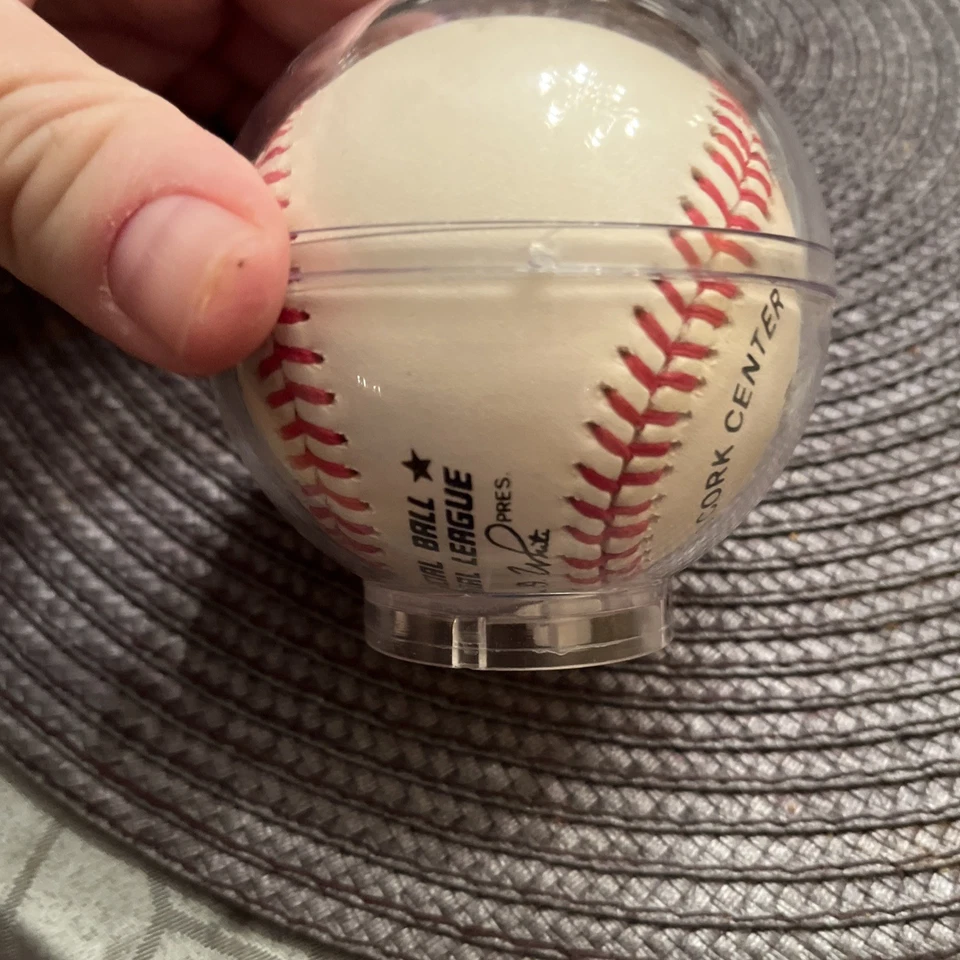 Estuche de béisbol Johnny Bench autografiado y tarjeta Donruss Cincinnatti Reds 1982 Foto 4 de 4