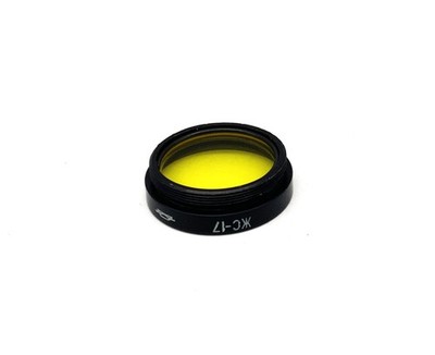 Zenit Farbfilter G-17 CPM24x0,5 Gelb Yellow Filter 24mm Kreisförmig