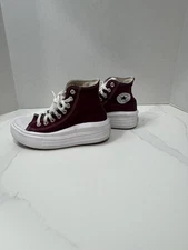 Converse CTAS Move Dark Beetroot/White Women's High Top Shoes - Size 9 