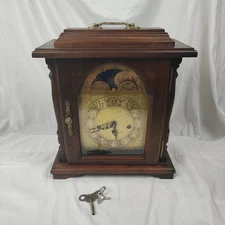 Franz Hermle Emperor bracket clock with moon phase and chime