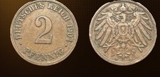 2 Pfennig 1904 D