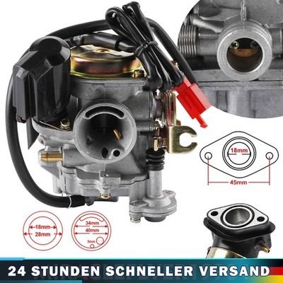 Motorrad Tuning Vergaser 50cc für Rex RS 400/450/RS 460/50cc/GY6 Ansaugkrümmer