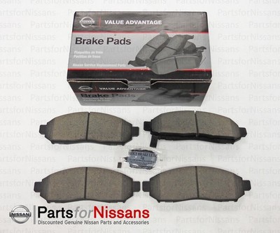 GENUINE NISSAN FRONT BRAKE PADS FRONTIER PATHFINDER XTERRA LEAF NV200 OEM