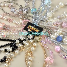 Crystal Bead Phone Lanyard  Wrist Bracelet, 2 Pack - Portable Case Accessory