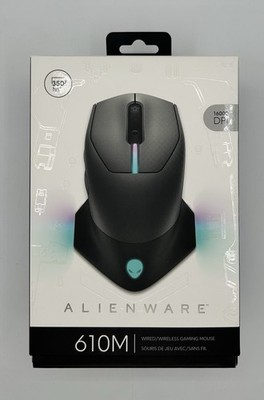 Alienware AW610M Wired/Wireless Gaming Mouse - Dark Side of The Moon - Used