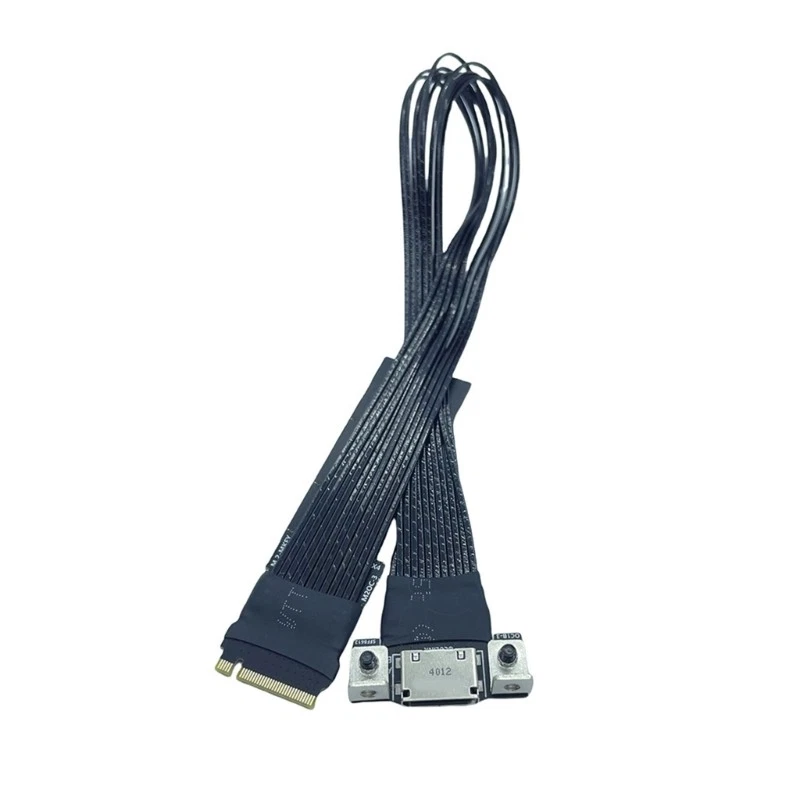 Flexible Length M.2 to Oculink Adapter Cable with Fixed Holes for Secure Install - Image 2 of 4