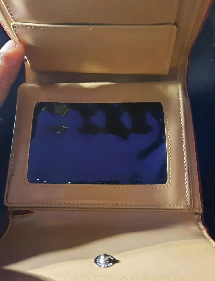 Carteira bifold Salvatore Ferragamo couro vermelho - Imagem 2 de 4