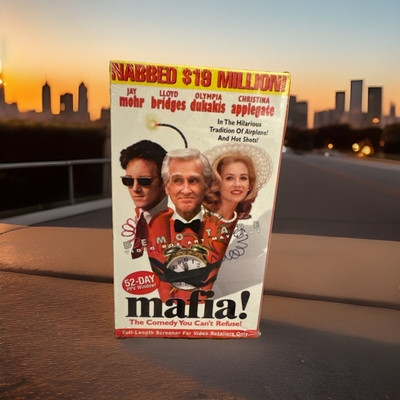 Mafia! VHS Demo Promo Screener VHS Tested Jay Mohr Christina Applegate 