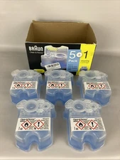 Braun Clean & Renew System Cartridges Refills 5 Pack Lemon Fresh