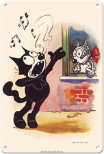 Felix the Cat - Vintage Cartoon Art by Otto Messmer C.1920S - 8 X 12 Inch Vintag