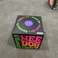 NeeDoh The Groovy Glob PURPLE Schylling Stres Ball Squishy Fidget Toy NEW Sealed